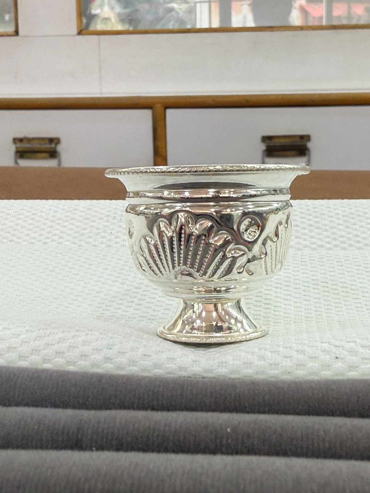 Normal Silver Kumkum Bowl